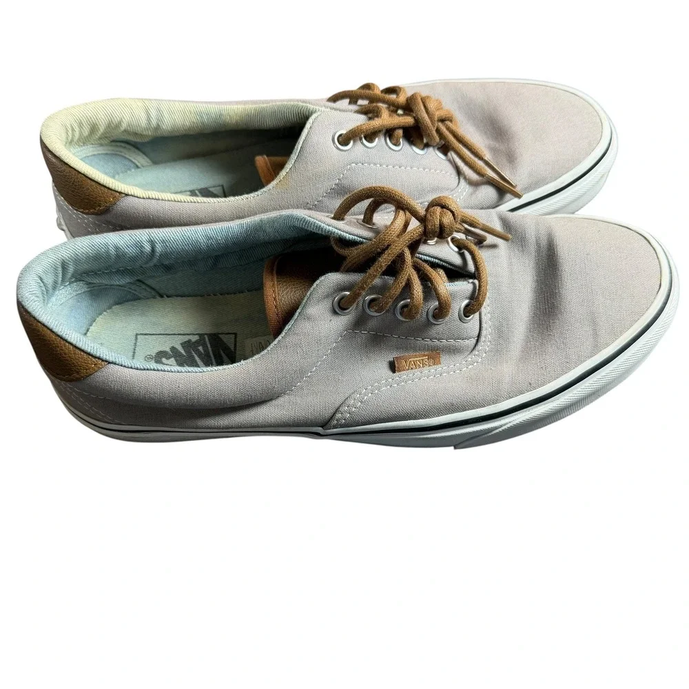 Vans Era 59 Frost Gray Acid Denim Low Top Sneakers VN0A38FSQ70 Mens 9.5